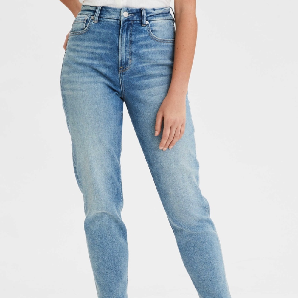 Stretch Curvy Mom Jeans